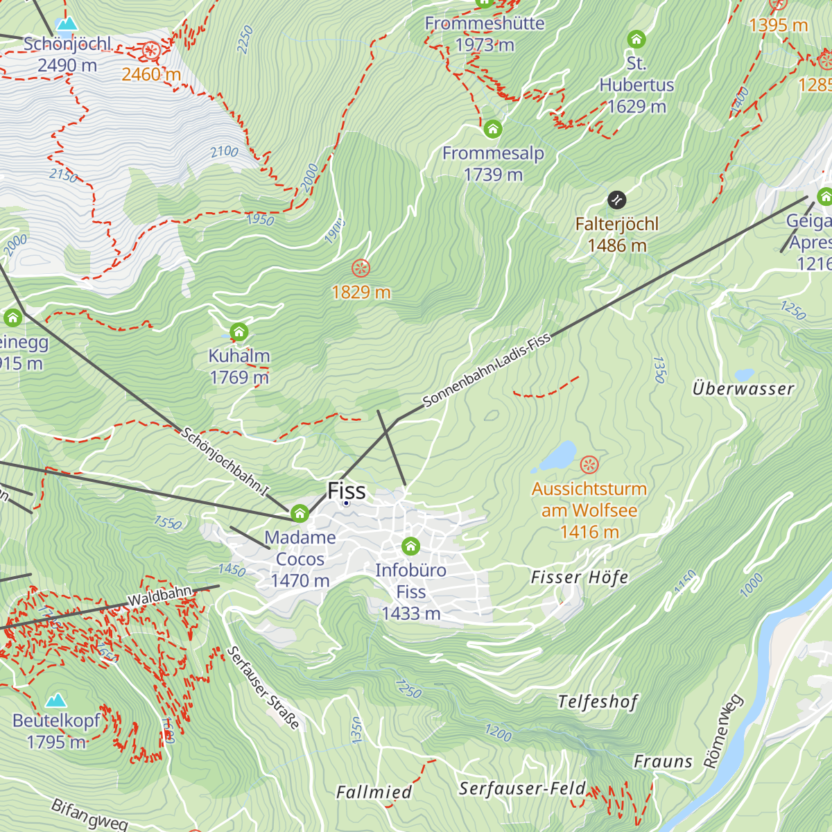 Erlebnisrestaurant Sonnenburg map