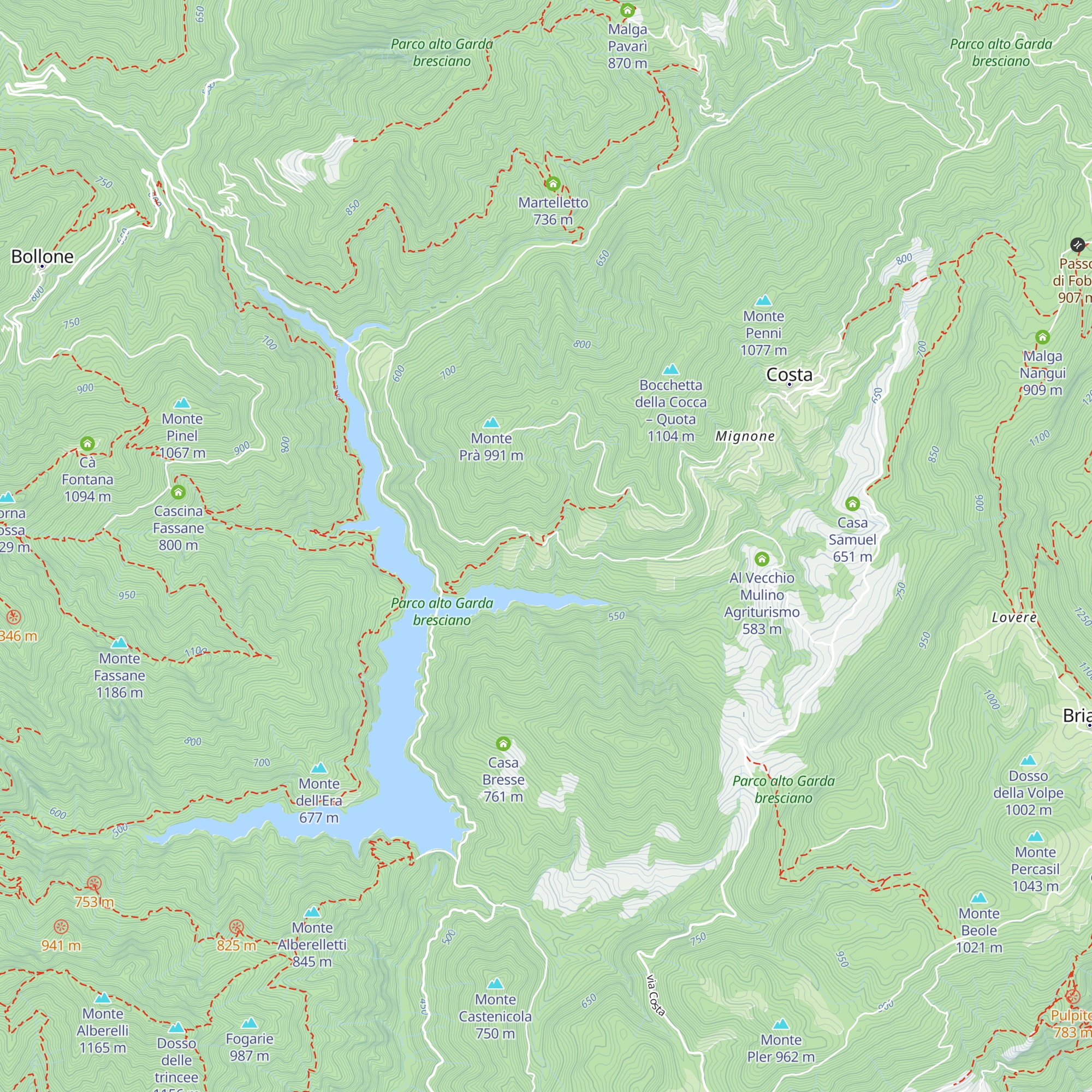 Casali map