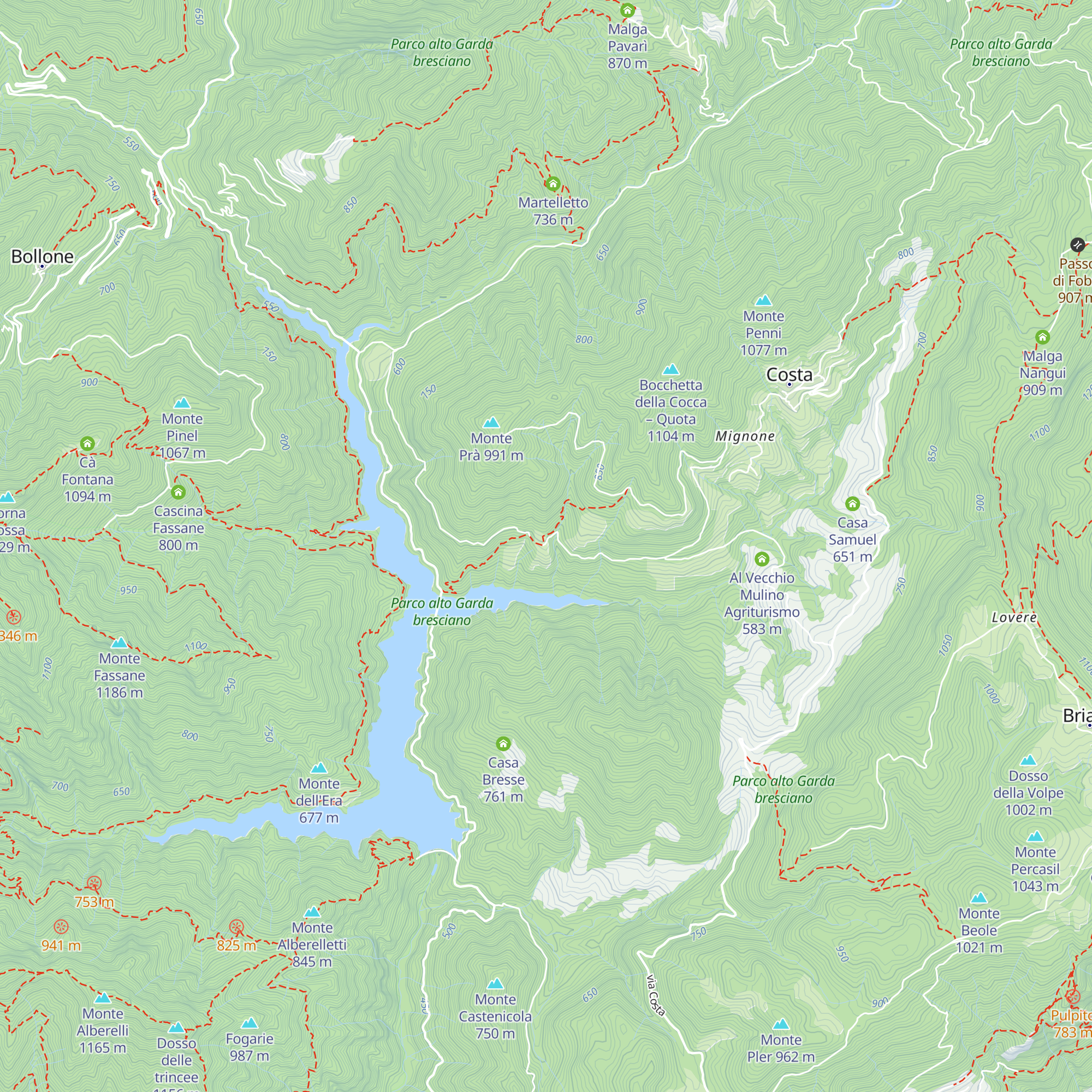 Casali map
