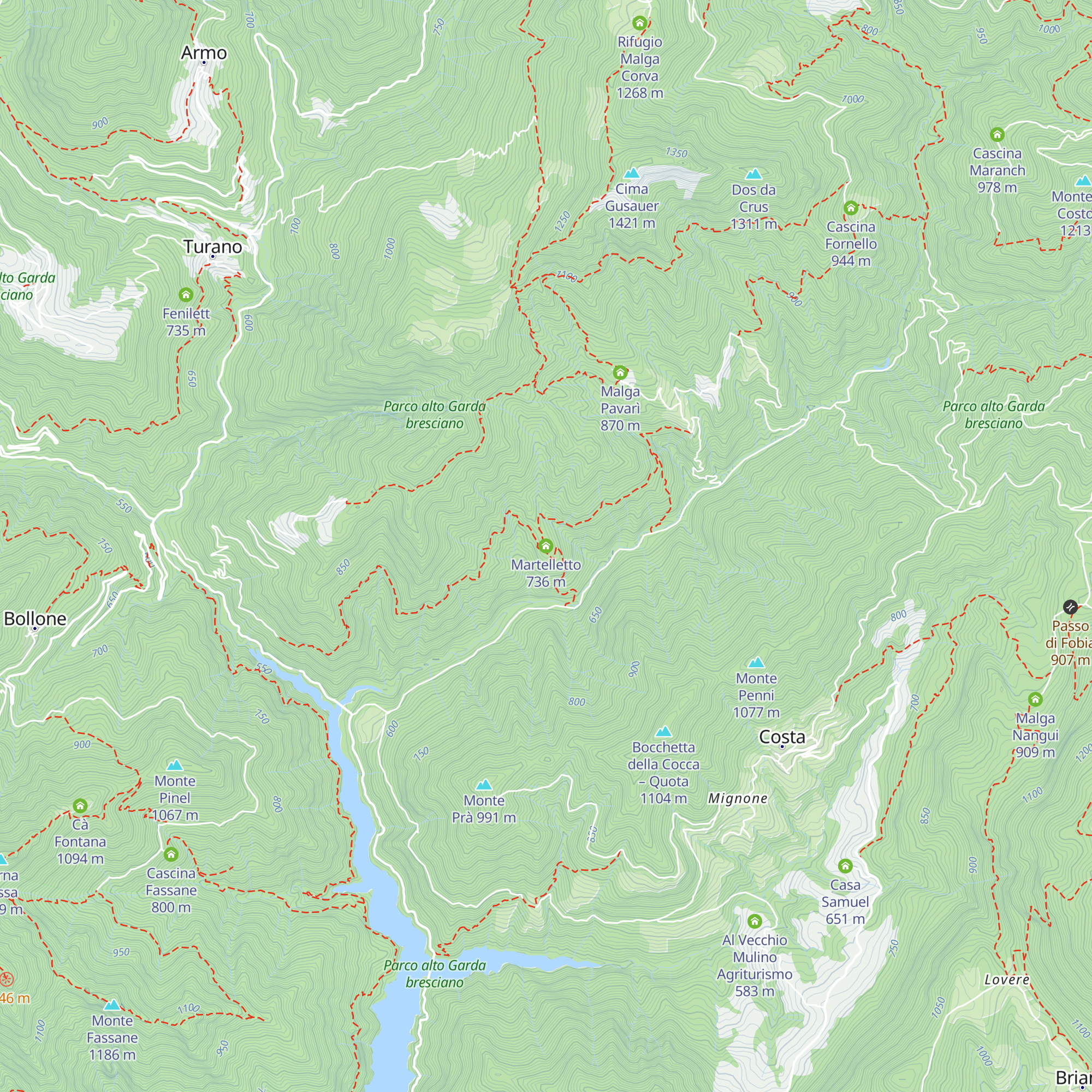 Martelletto map