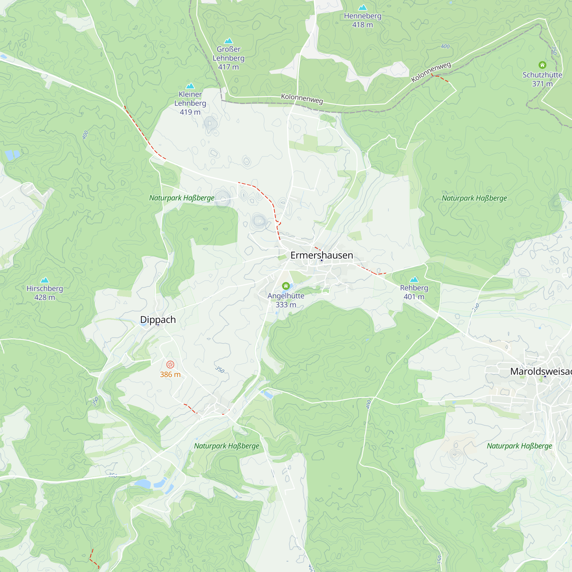 Angelhütte map