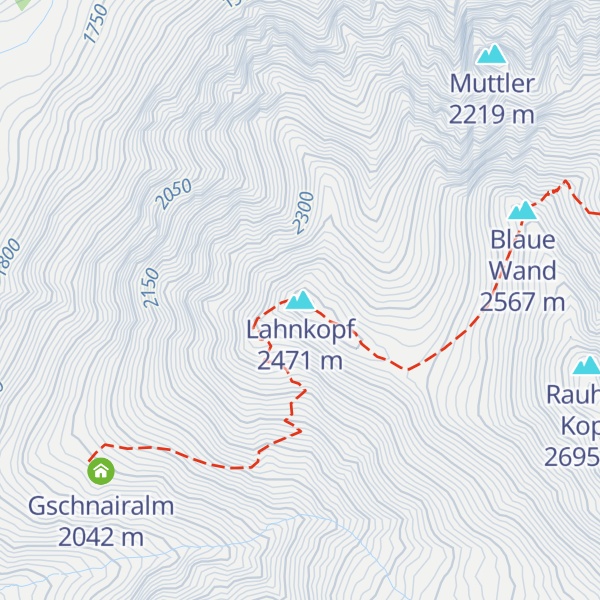 Map of Lahnkopf
