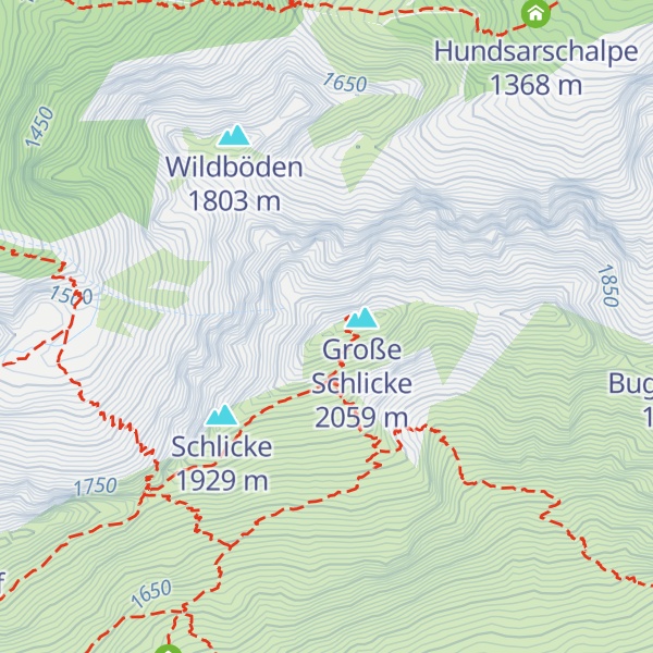 Map of Kleine Schlicke