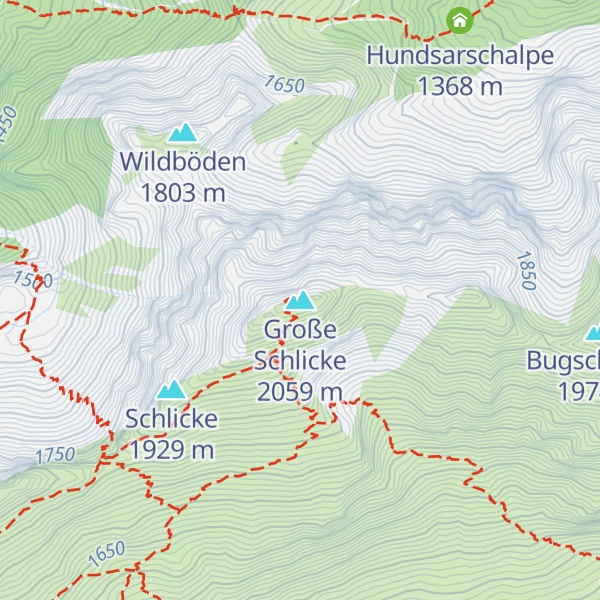 Map of Große Schlicke