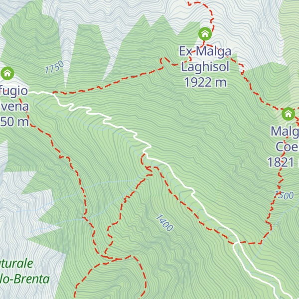 Map of Malga Acquaforte