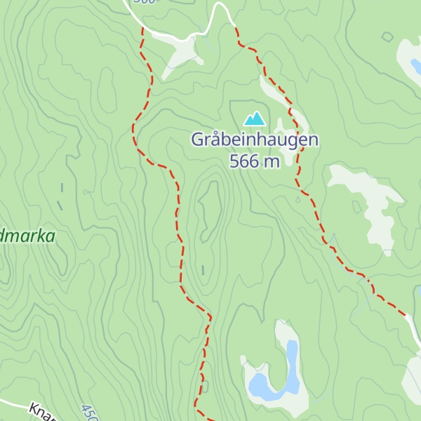 Map of Middagskollen