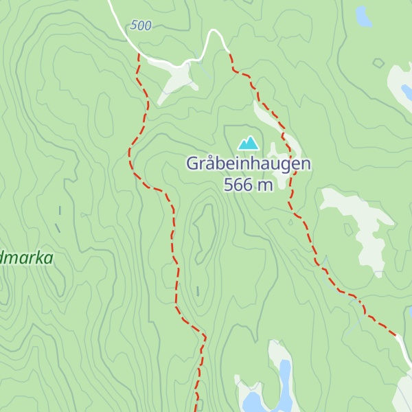Map of Sandungskollen
