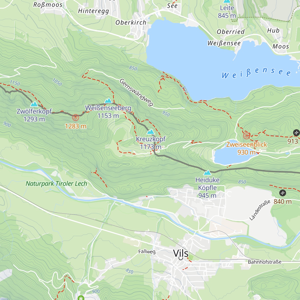 Saloberalm map