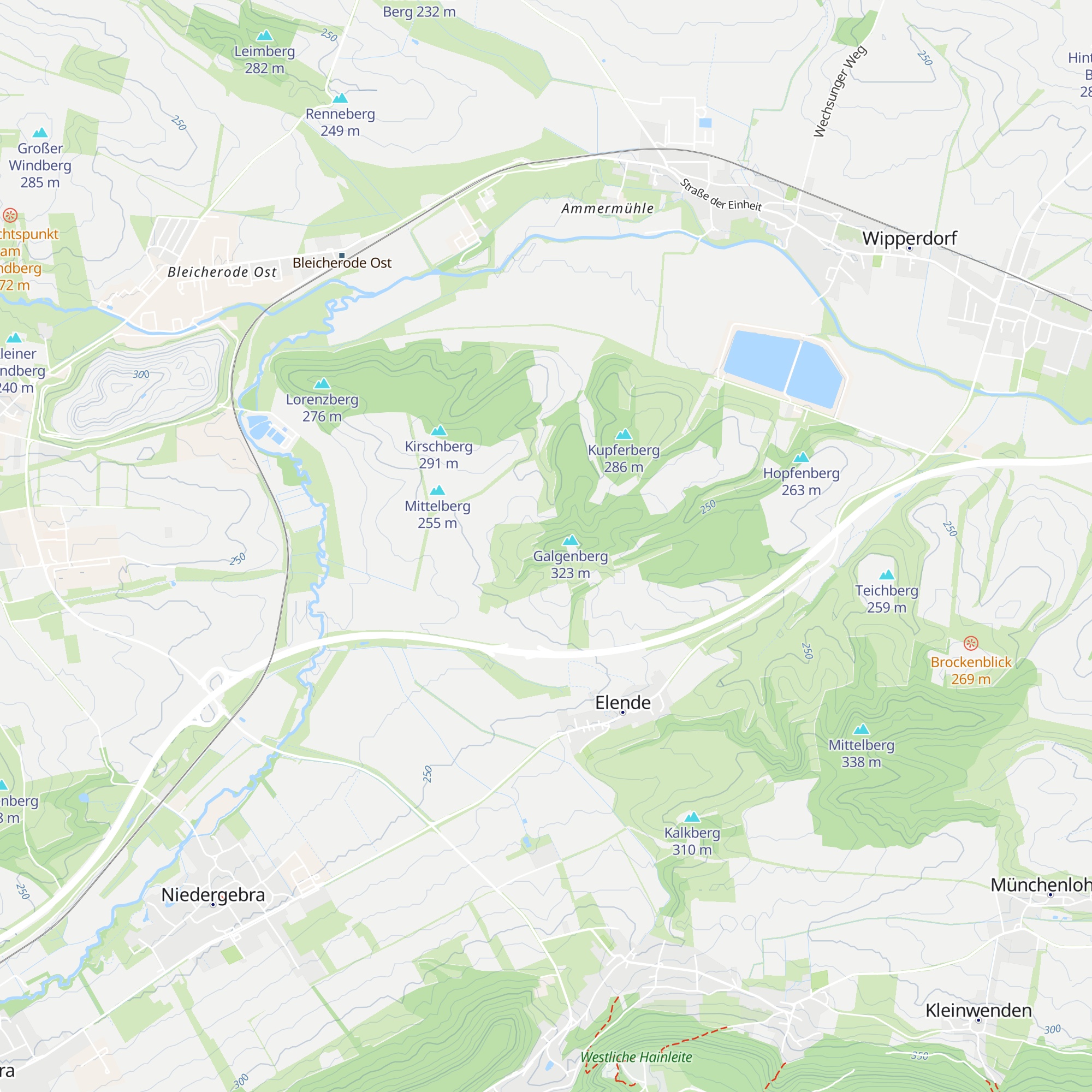 Galgenberghütte map
