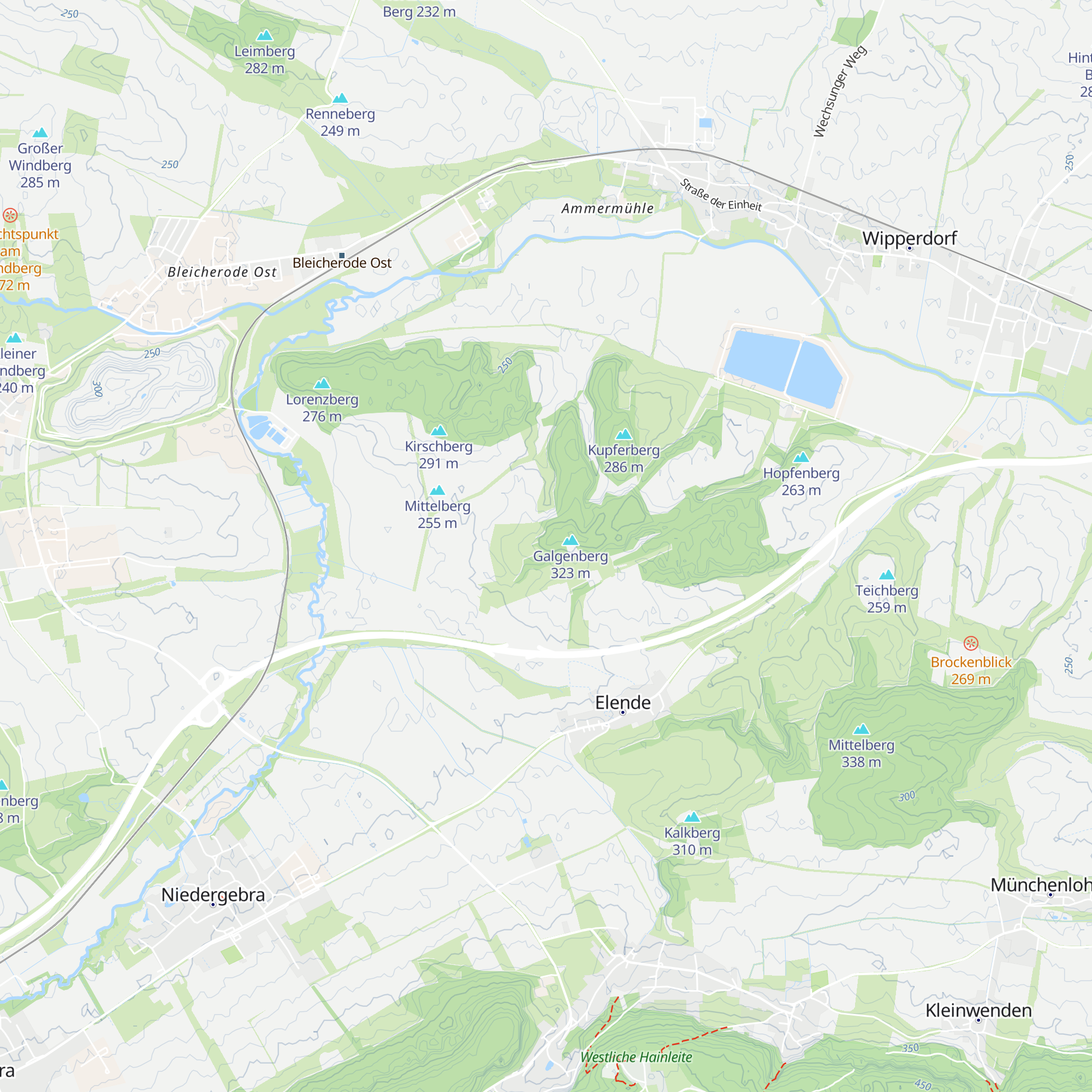 Galgenberghütte map