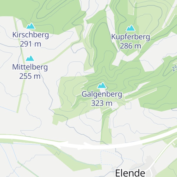 Map of Galgenberghütte