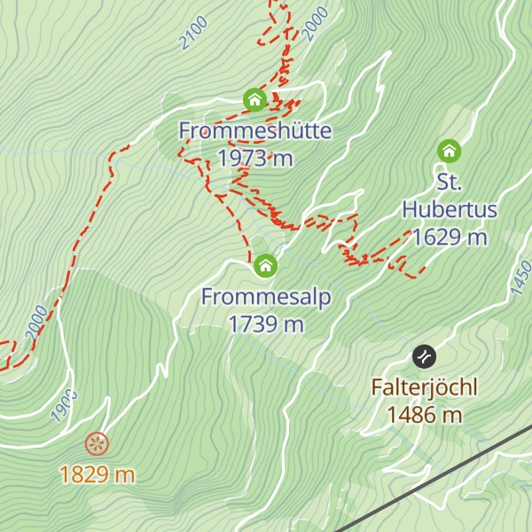 Map of Frommesalp