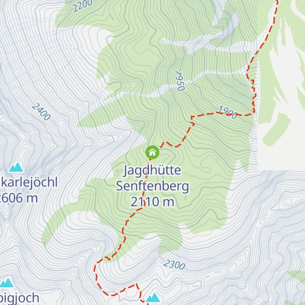 Map of Jagdhütte Senftenberg