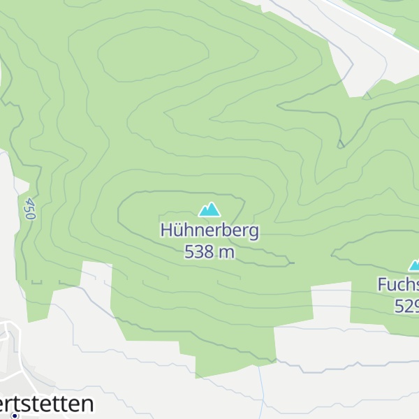 Map of Hühnerberg