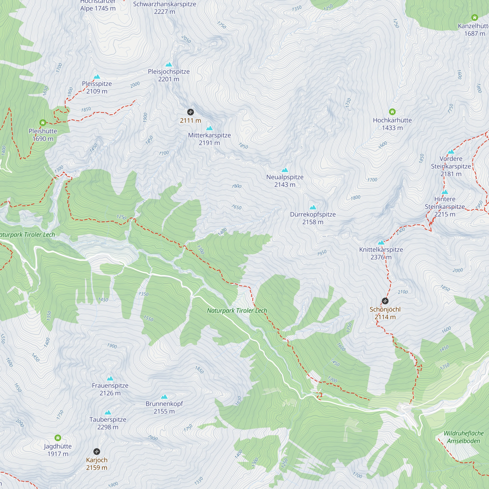 Dürrekopfhütte map