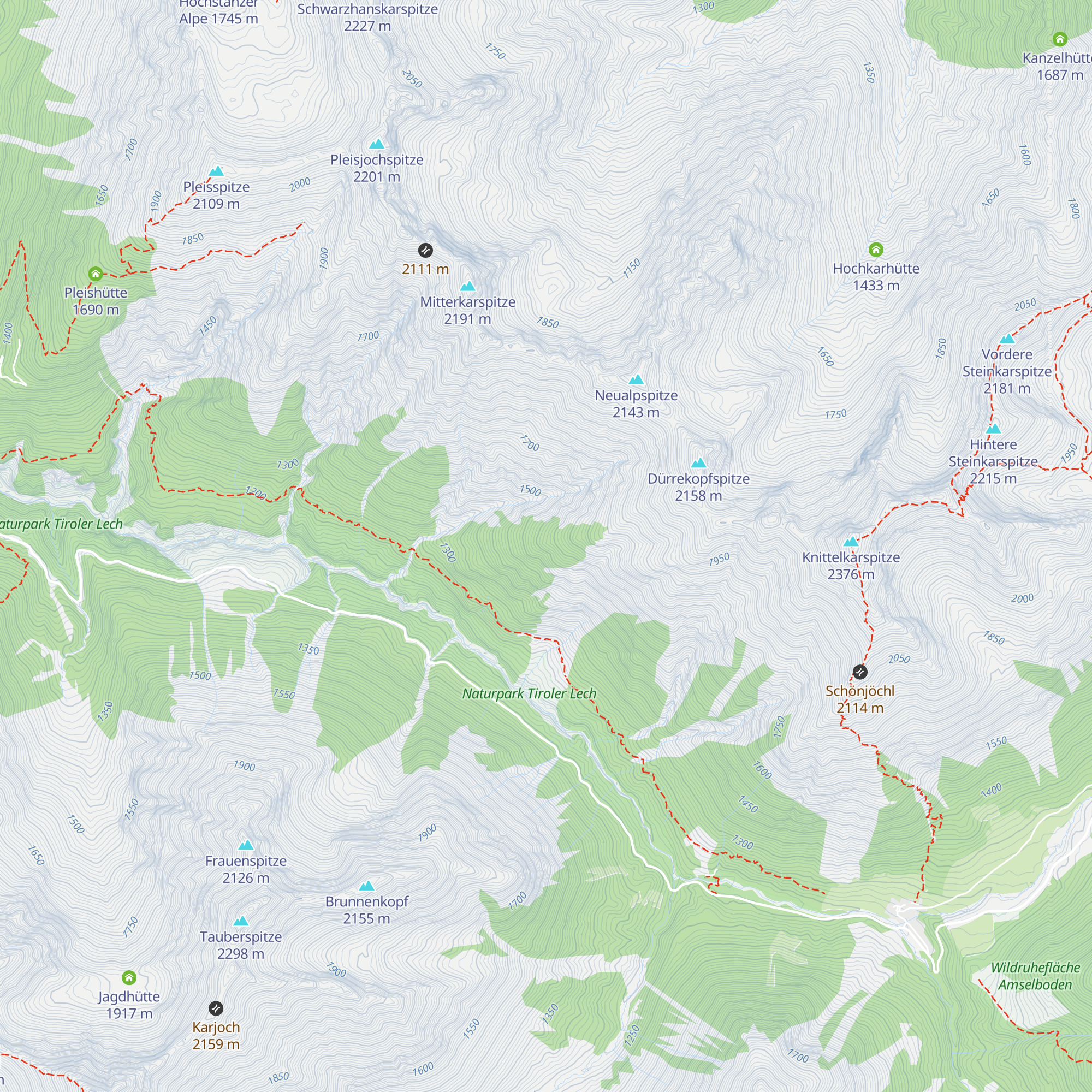 Dürrekopfhütte map