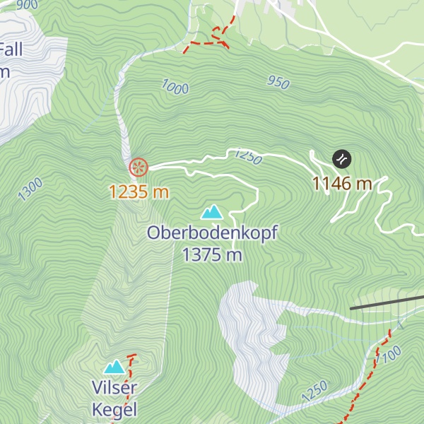 Map of Oberbodenkopf