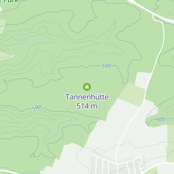 Map of Tannenhütte