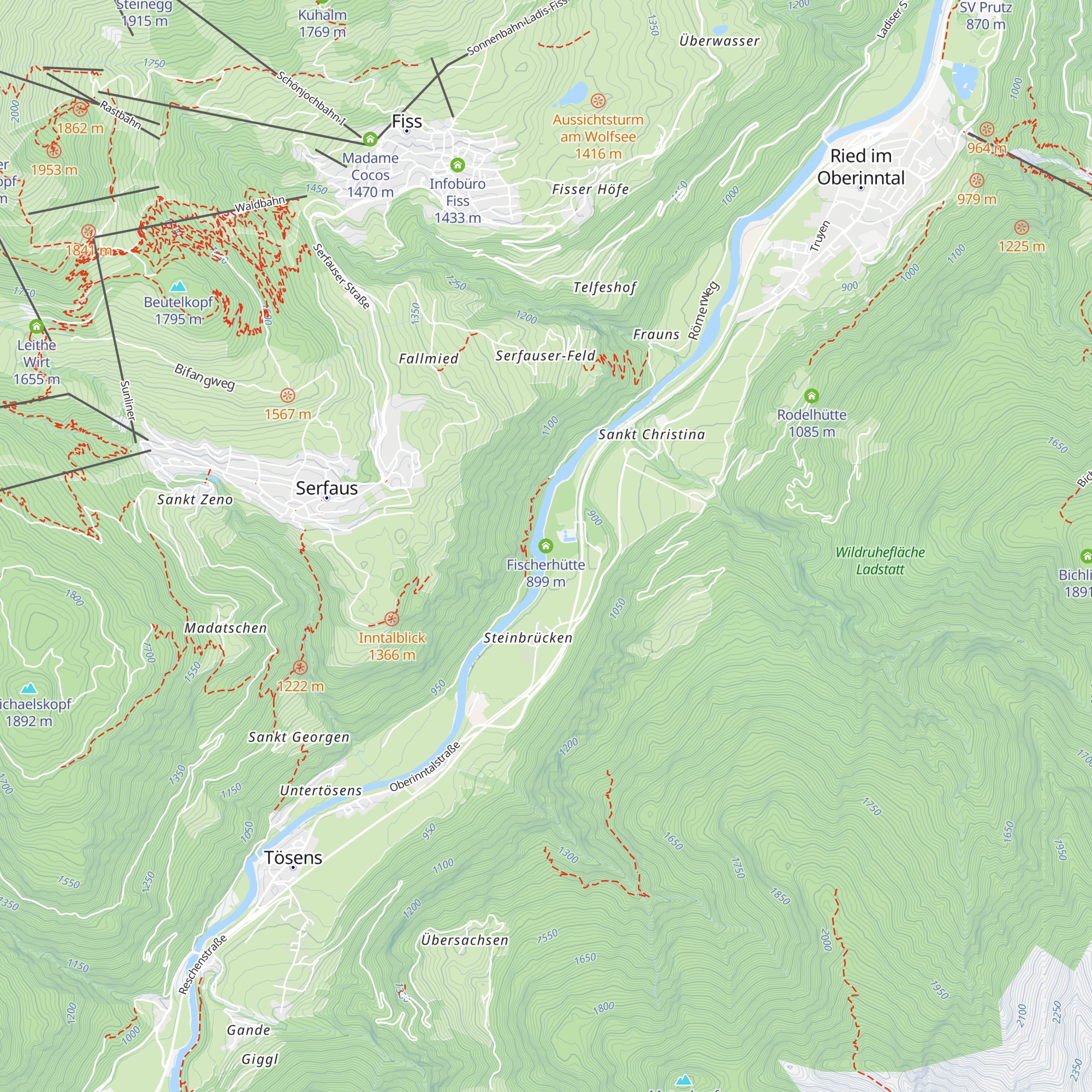 Fischerhütte map