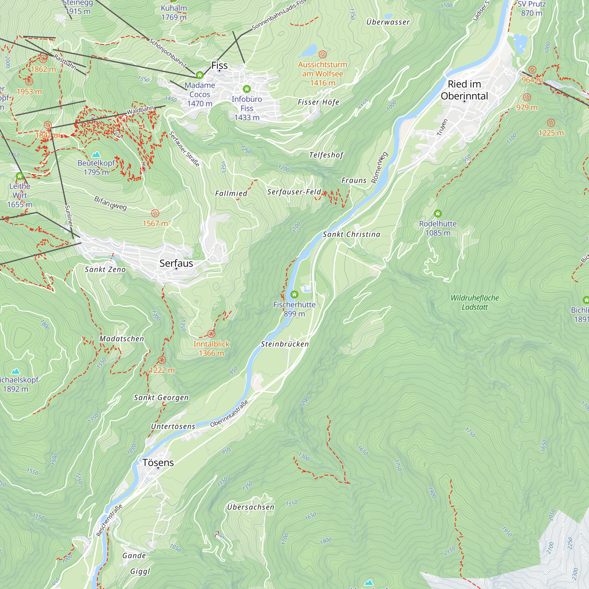 Fischerhütte map