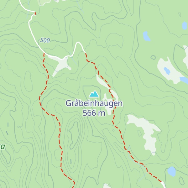 Map of Gråbeinhaugen