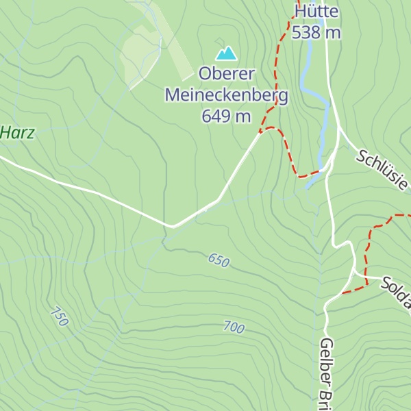Map of Schutzhütte "Stempelsbuche"