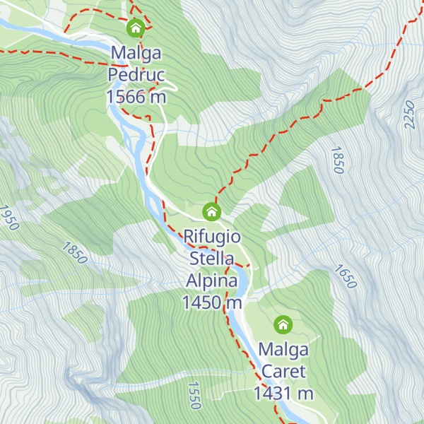 Map of Rifugio Stella Alpina