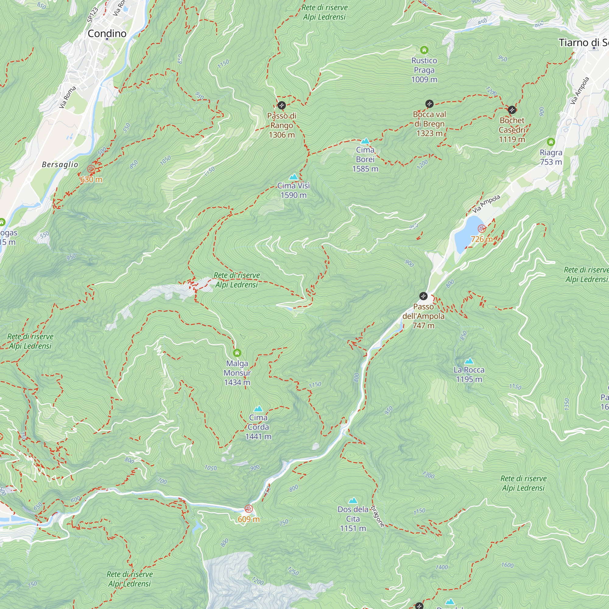 Malga Stigolo map