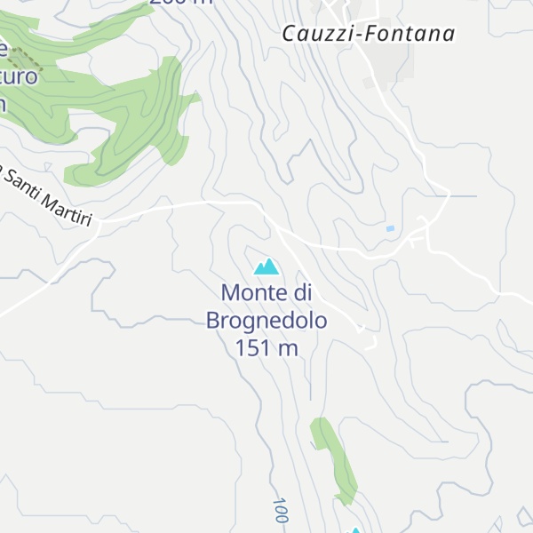 Map of Monte di Brognedolo