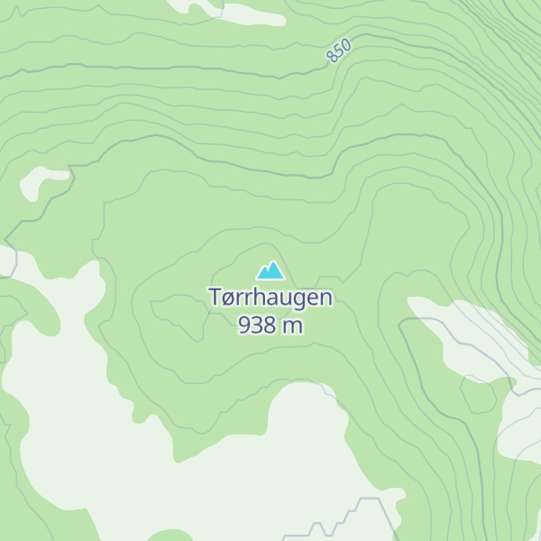 Map of Tørrhaugen