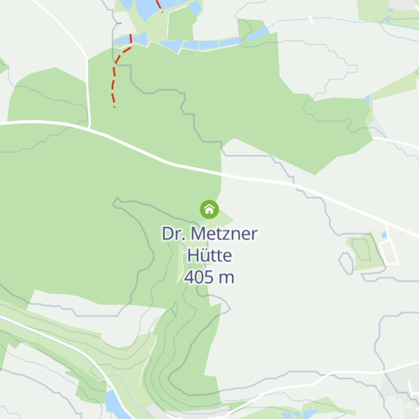 Map of Dr. Metzner Hütte