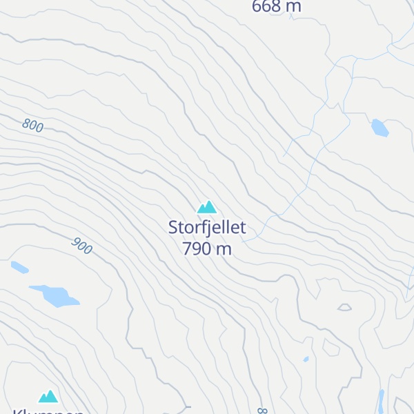 Map of Storfjellet