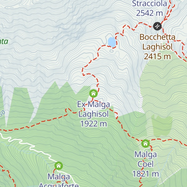 Map of Ex Malga Laghisol