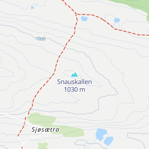 Map of Snauskallen