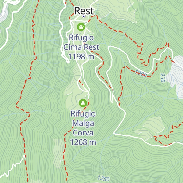 Map of Malga Corva