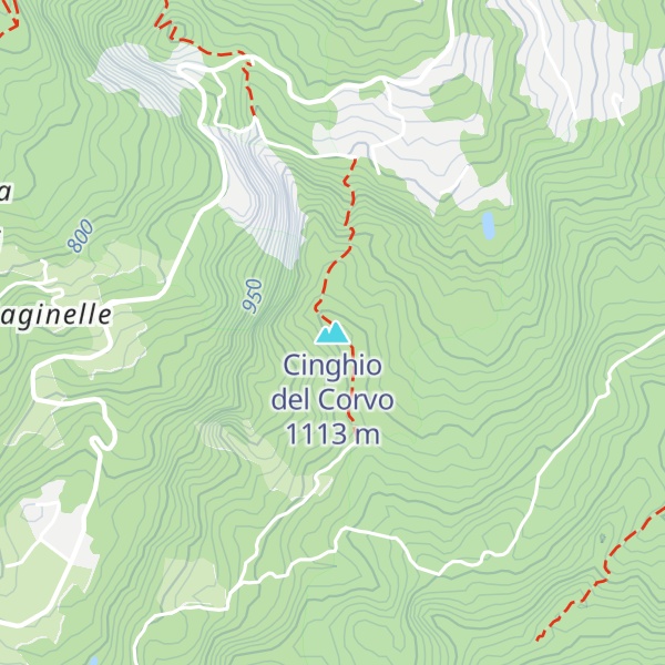 Map of Cinghio del Corvo