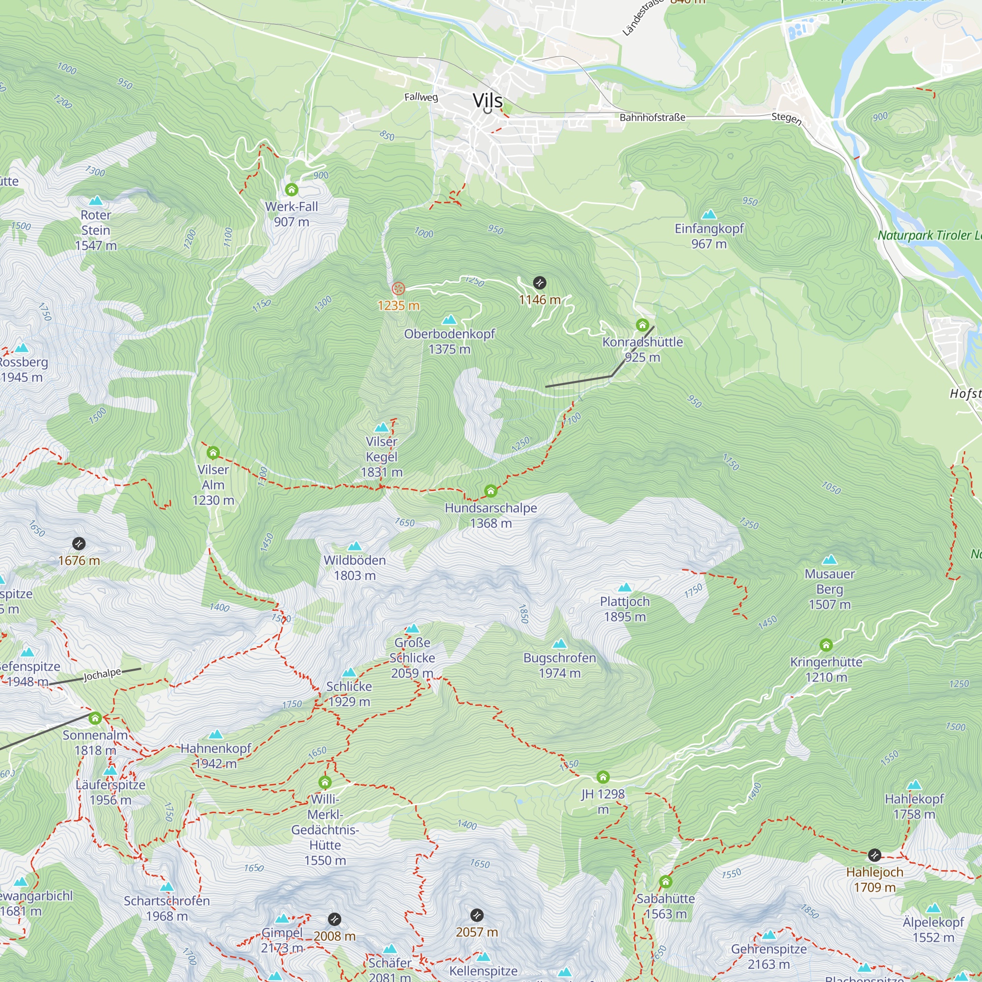 Hundsarschalpe map
