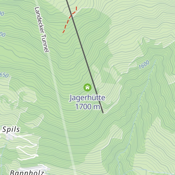 Map of Jagerhütte
