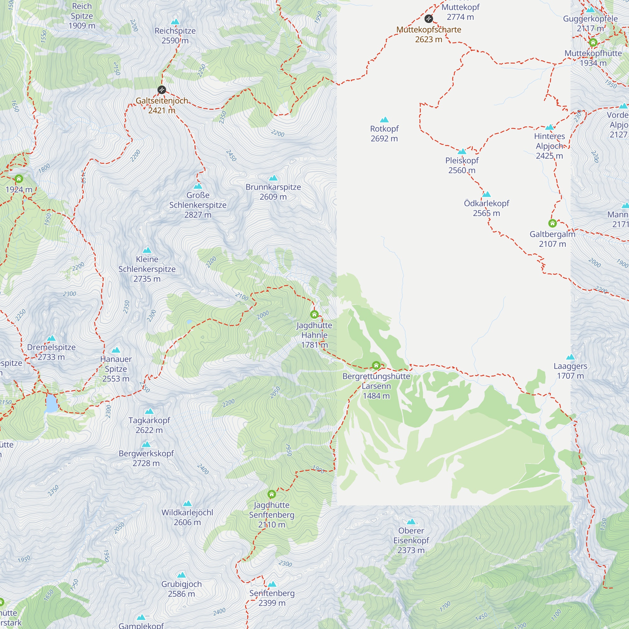 Jagdhütte Hahnle map