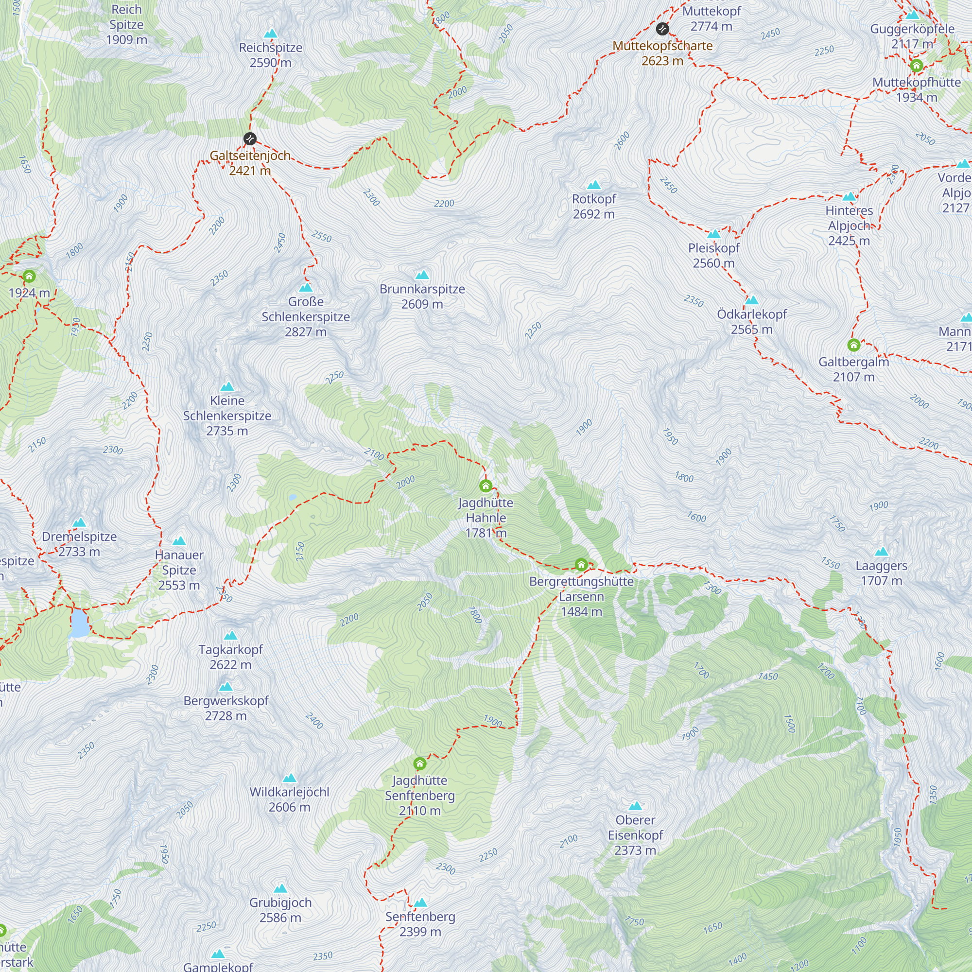 Jagdhütte Hahnle map