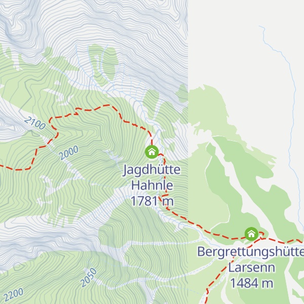 Map of Jagdhütte Hahnle