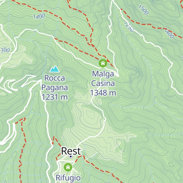 Map of Malga Alvezza