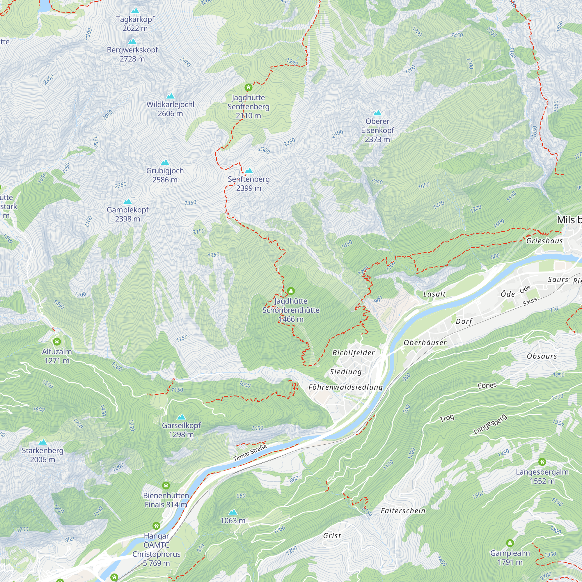 Jagdhütte Schönbrenthütte map