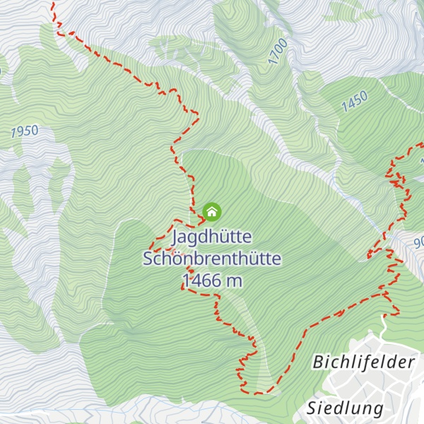 Map of Jagdhütte Schönbrenthütte