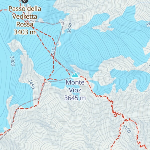 Map of Monte Vioz