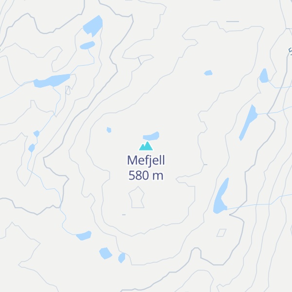Map of Mefjell