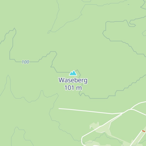 Map of Waseberg