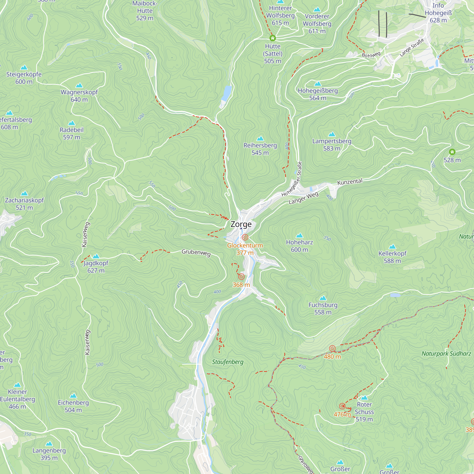 Touristinformation map