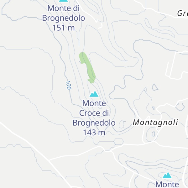 Map of Monte Croce di Brognedolo