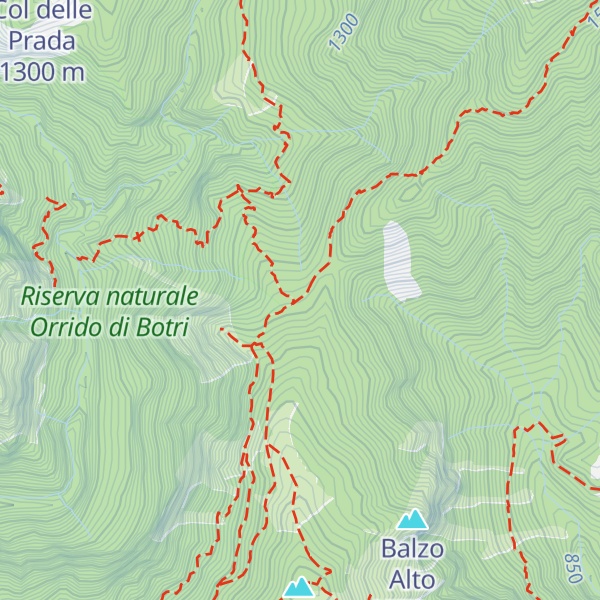 Map of Rifugio Fontana di Troghi